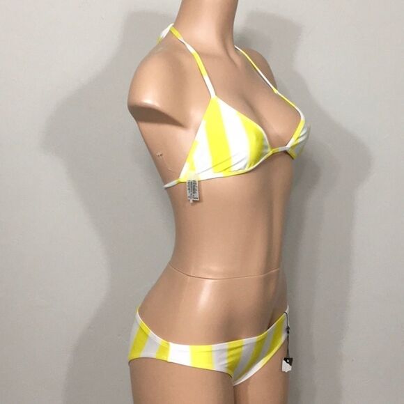 WILDFOX stripe bikini. NWT - Picture 3 of 7